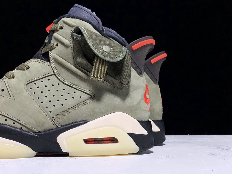 Travis Scott x AJ6 Medium Olive(CN1084-200)